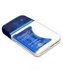 Quantum QHM5088 Memory Card Reader, White & Blue